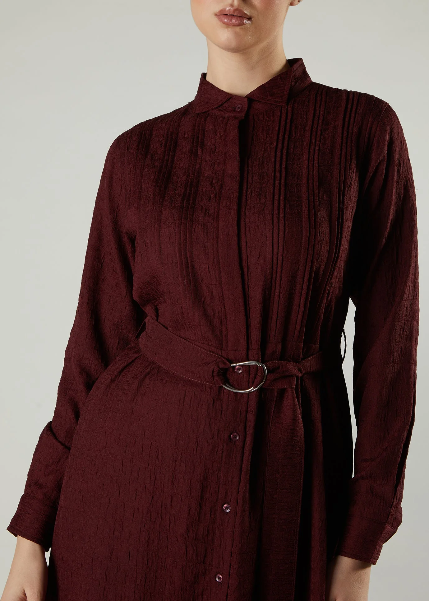 Textured Plum Maxi - Image 3