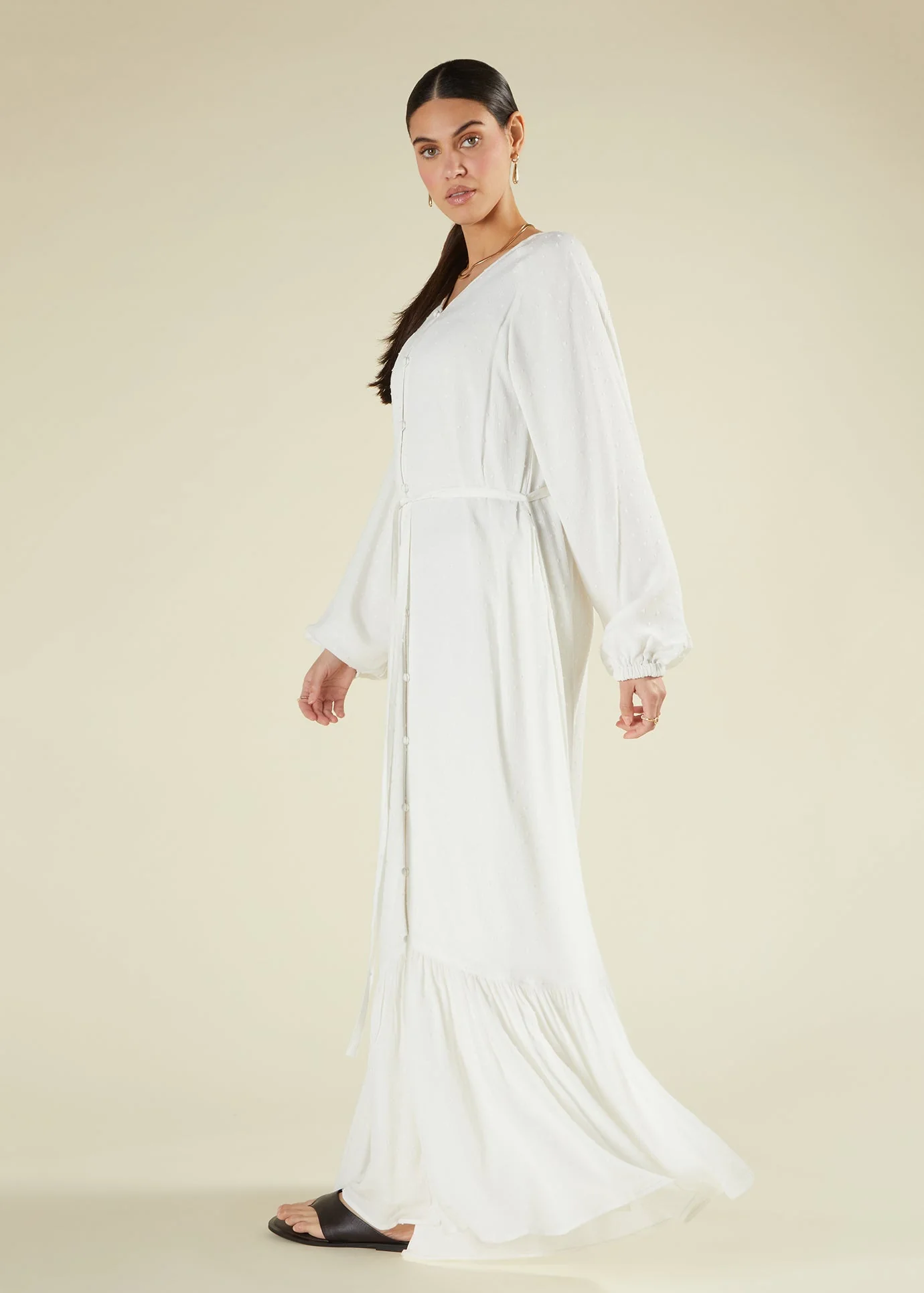 Textured White Maxi - Image 4