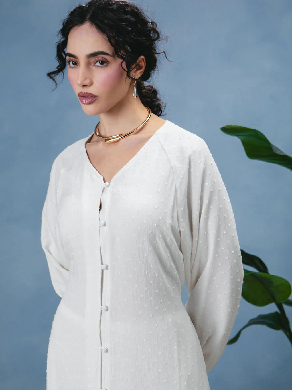 Textured White Maxi - Image 8