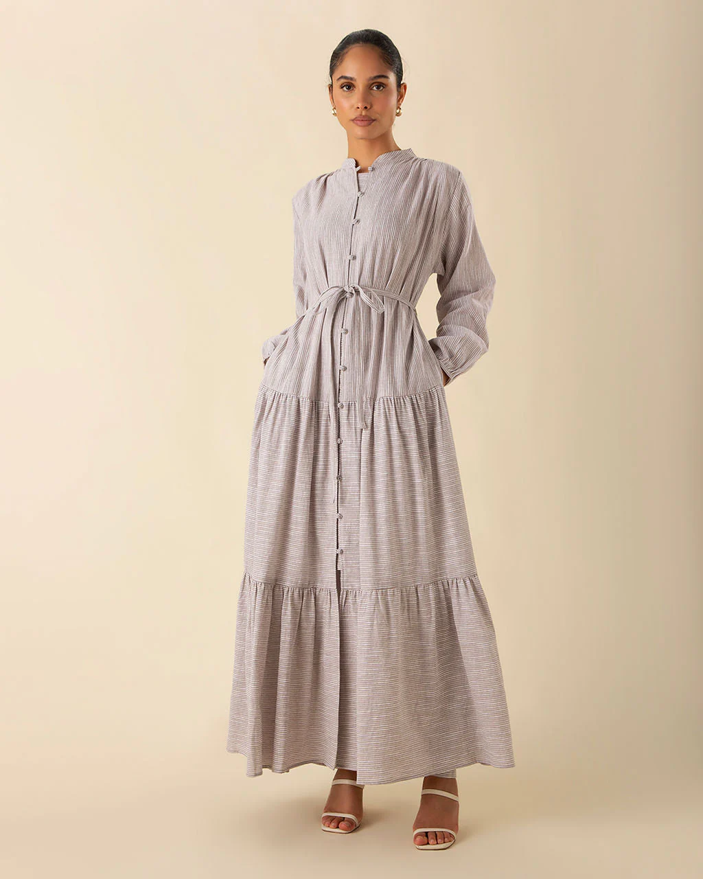 Tiered Cotton Maxi