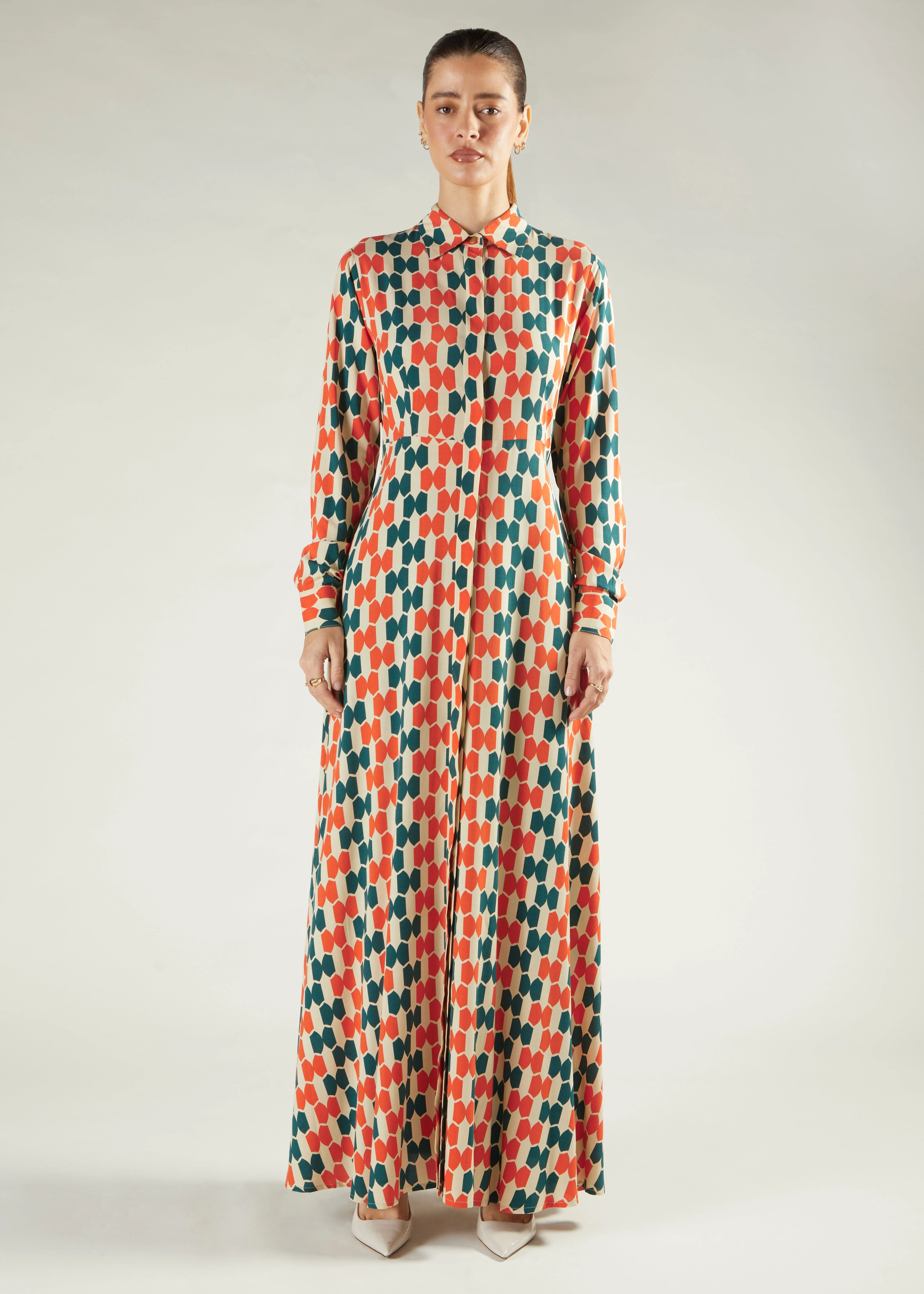 Tile Print Maxi - Image 2
