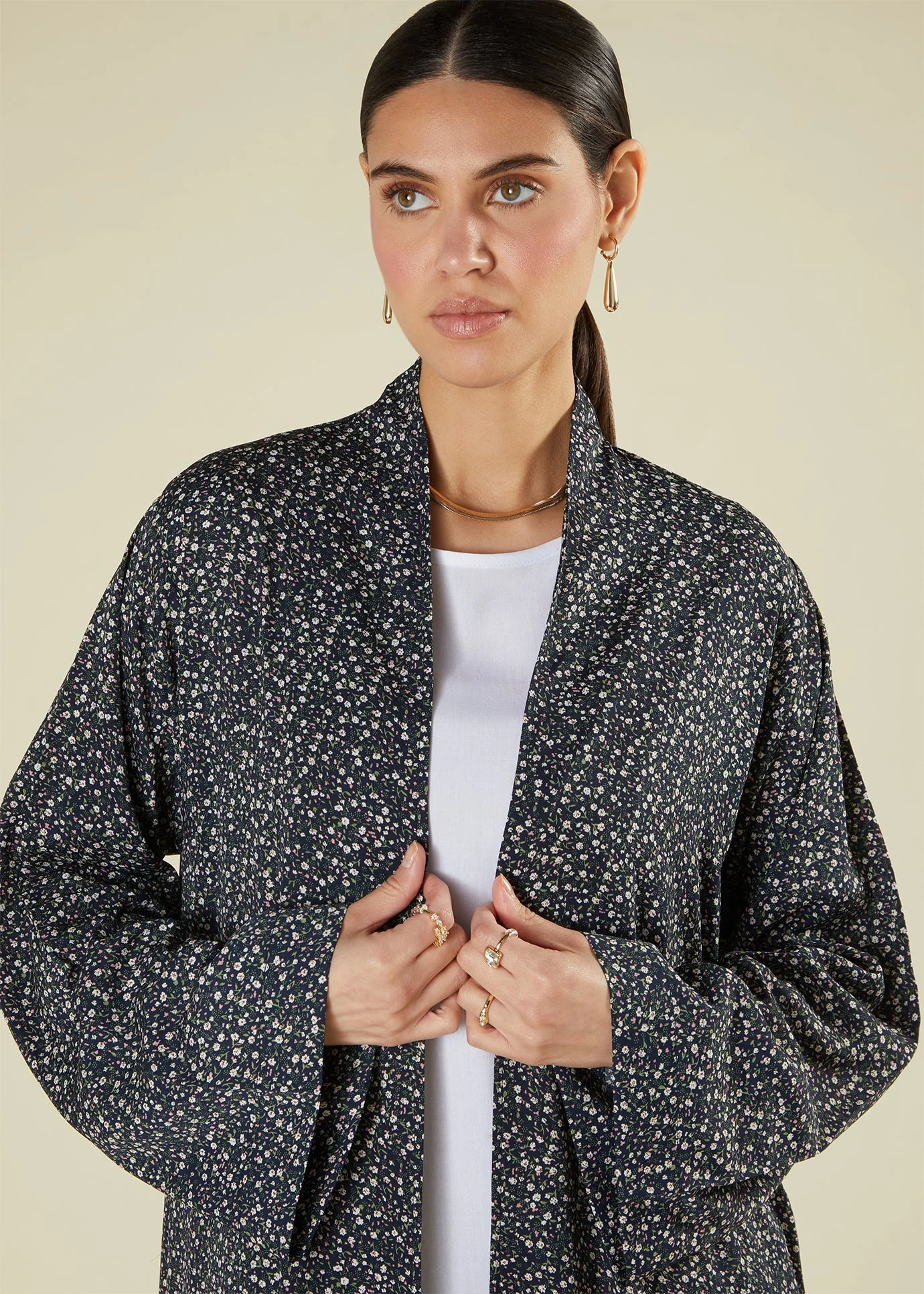 Tiny Floral Kimono - Image 4