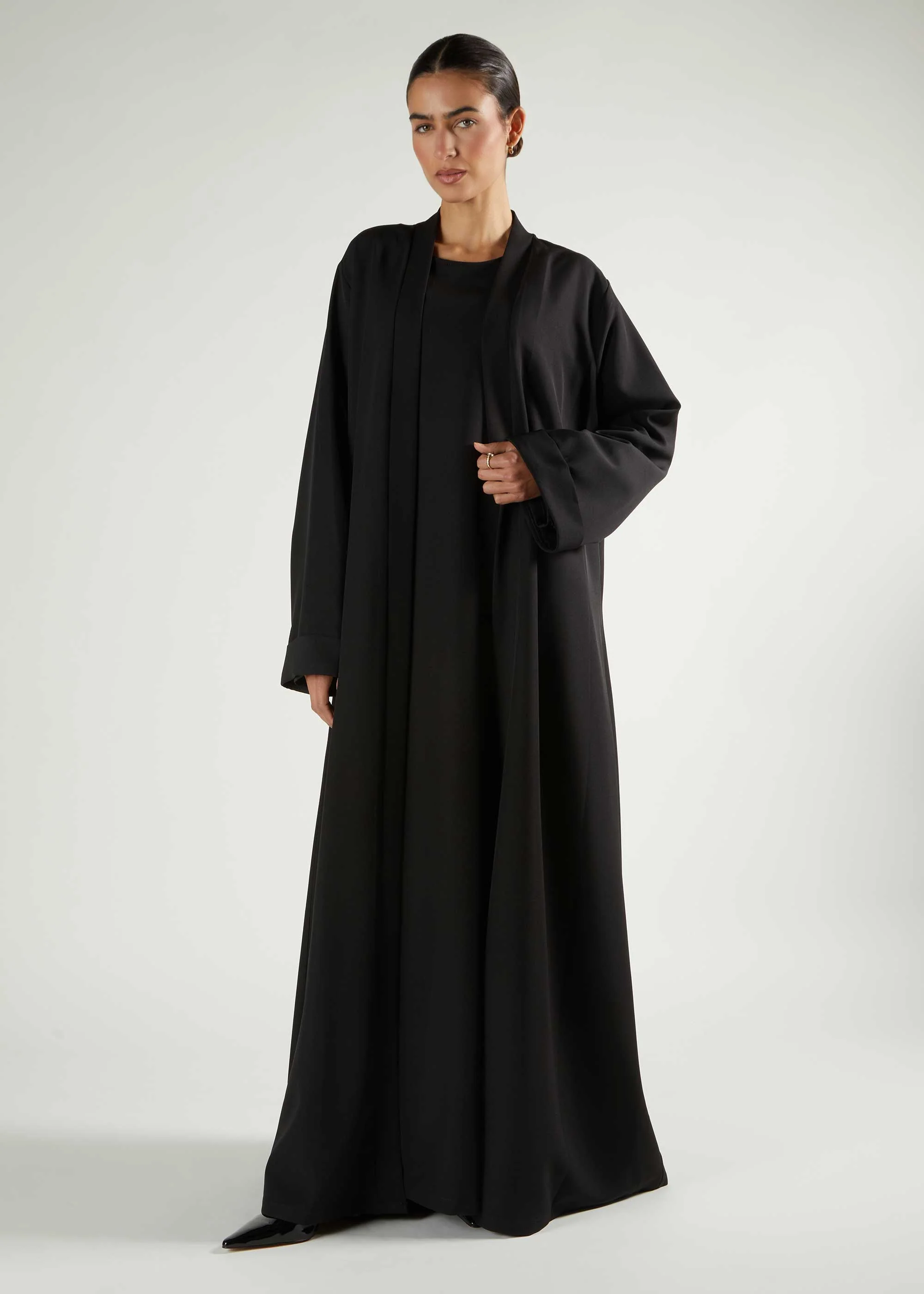 Twin Set Abaya Black