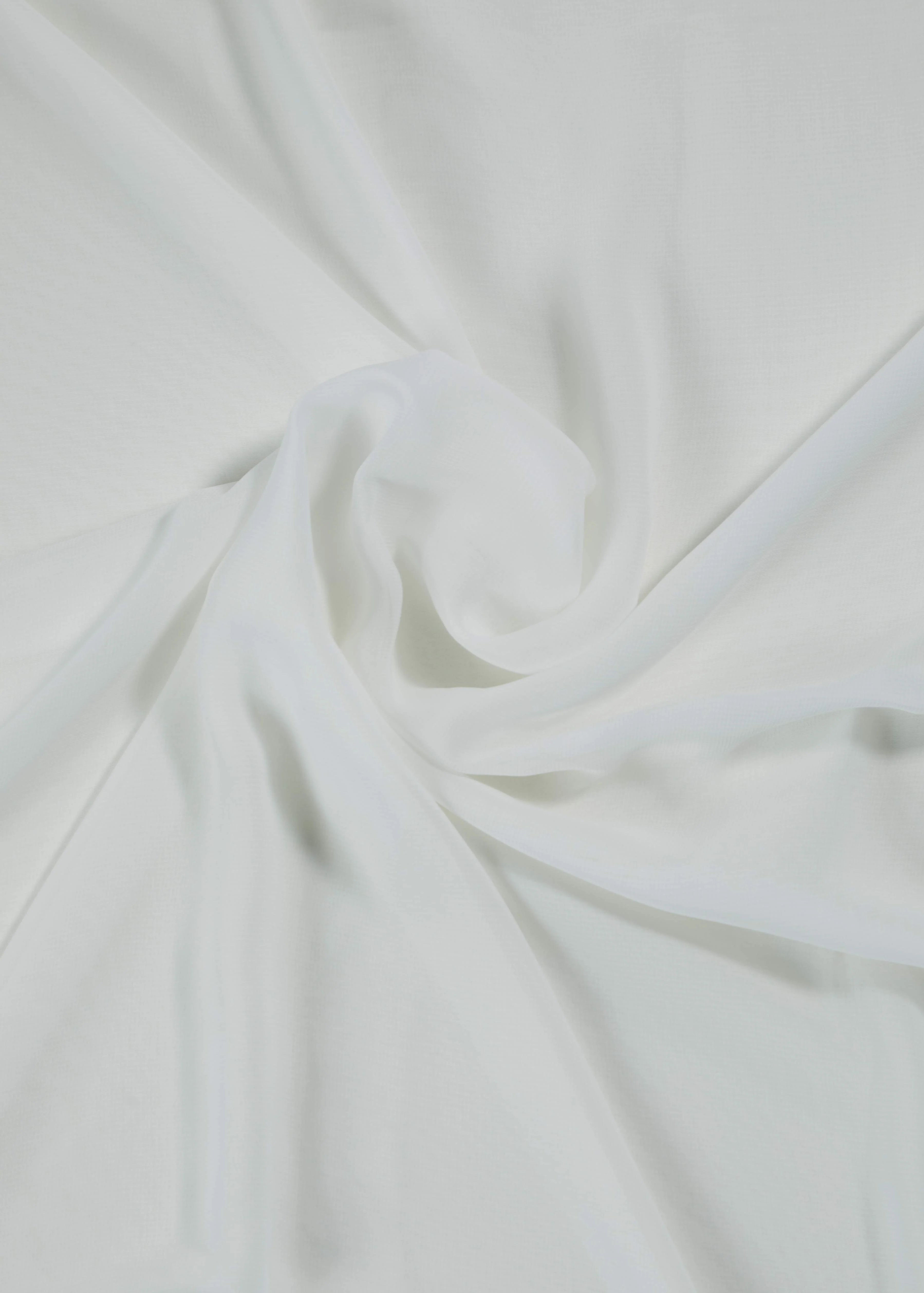 White Chiffon Hijab