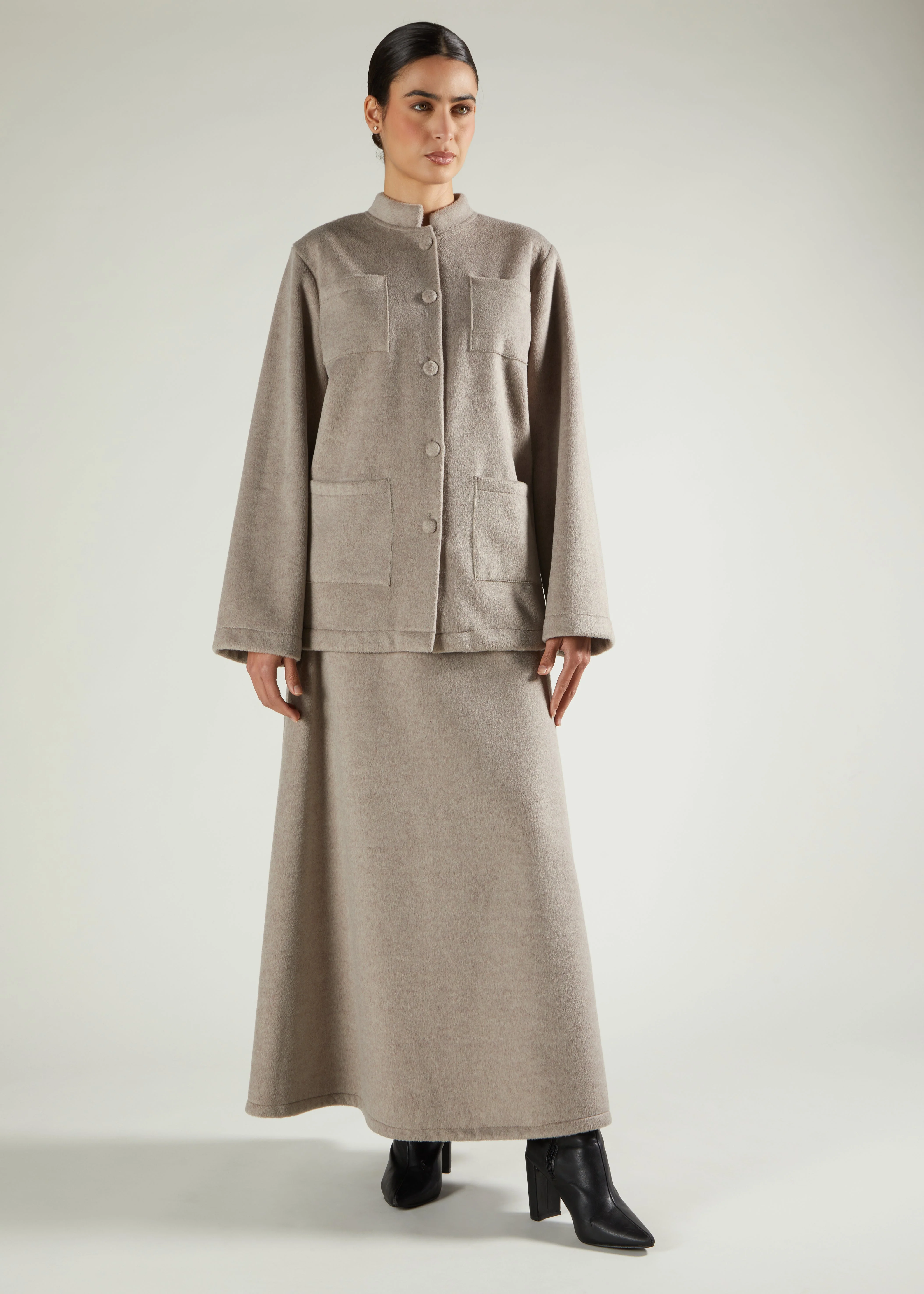 Winter Flared Skirt Mink - Image 3